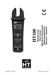 HT Instruments HT100 Manuel D'utilisation