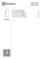 Electrolux KRB3AE12S Notice D'utilisation