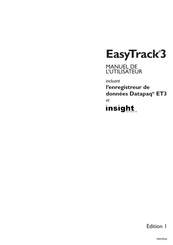 DATAPAQ EasyTrack 3 Manuel De L'utilisateur