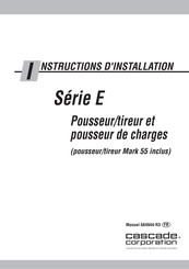 cascade corporation E Série Instructions D'installation