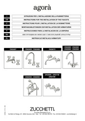 Agora ZAG407 Instructions Pour L'installation