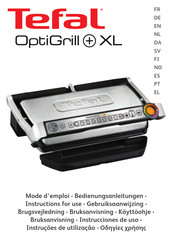 TEFAL OptiGrill+ XL GC7228 Mode D'emploi