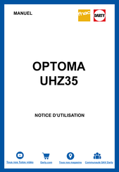 Optoma UHZ35 Manuel De L'utilisateur