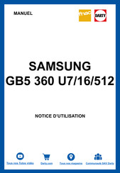 Samsung Galaxy Book5 Pro 360 Guide Utilisateur