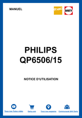 Philips QP6506/15 Manuel D'utilisation