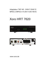 Xoro HRT 7620 Mode D'emploi