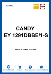 Candy EY 1291DBBE/1-S Notice D'utilisation