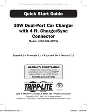 Tripp-Lite U280-C02-30W-K Guide De Démarrage Rapide