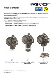 Ashcroft D7 Mode D'emploi