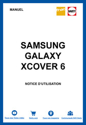 Samsung Galaxy XCover6 Pro Mode D'emploi