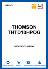 THOMSON THTD10HPOG Manuel D'utilisation