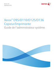 Xerox D95 Guide De L'administrateur