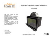 chazelles HP700 Notice D'installation Et D'utilisation