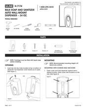 Uline H-7174 Mode D'emploi