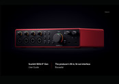 Focusrite Scarlett 18i16 4e generation Guide D'utilisation