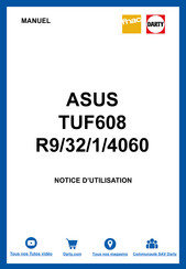 Asus TUF GAMING A16 FA608 Serie Manuel D'utilisation