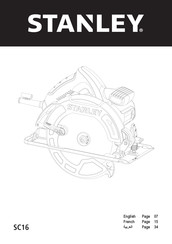 Stanley SC16 Traduction Des Instructions Initiales