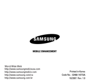 Samsung WEP430 Mode D'emploi