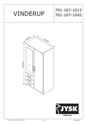 Jysk VINDERUP 701-167-1045 Manuel