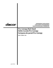 Dacor DHD30U990CM/DA Instructions D'installation