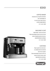 DeLonghi BCO43X Mode D'emploi