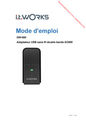 i.t.works DW-600 Mode D'emploi