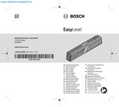 Bosch EasyLevel Notice Originale