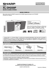 Sharp XL-DH259P Mode D'emploi