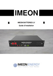 IMEON ENERGY IMEON 4850 Guide D'installation