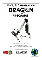 Tecnospiro ROSCAMAT DRAGON Manuel D'utilisation