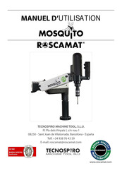 Tecnospiro ROSCAMAT MOSQUITO Manuel D'utilisation