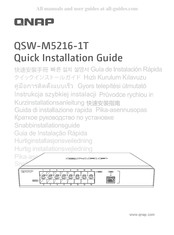 QNAP QSW-M5216-1T Guide D'installation Rapide