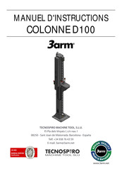 Tecnospiro 3arm D100 Manuel D'instructions