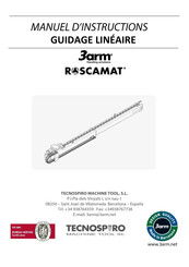 Tecnospiro ROSCAMAT 3arm 3000 Manuel D'instructions