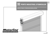 Motorline Professional PORTE INDUSTRIEL D'ENROULER Manuel De L'utilisateur