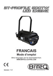 Briteq BT-PROFILE 500TW LED ENGINE Mode D'emploi