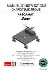 Tecnospiro 3arm ROSCAMAT Manuel D'instructions