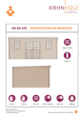 Kiehn-Holz KH 28-123 Instructions De Montage