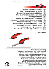 Grizzly CG 3600 Li Traduction De La Notice D'utilisation Originale