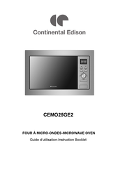 CONTINENTAL EDISON AG925BS8-S0EE Guide D'utilisation