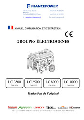 LONCIN LC 10000 Manuel D'utilisation Et D'entretien