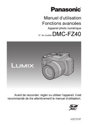 Panasonic Lumix DMC-FZ40 Manuel D'utilisation