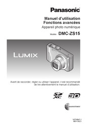 Panasonic Lumix DMC-ZS15 Manuel D'utilisation