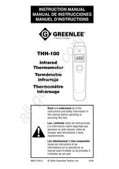 Textron Company Greenlee THH-100 Manuel D'instructions