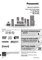 Panasonic SC-PT753 Manuel D'utilisation