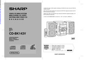 Sharp CD-BK143V Mode D'emploi