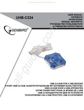 Gembird UHB-C224 Manuel