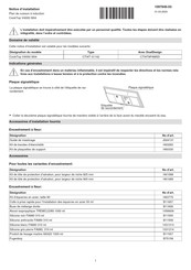 V-ZUG CookTop V4000 I904 Notice D'installation