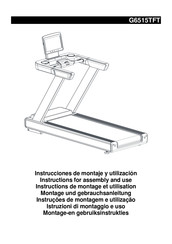 BH FITNESS G6515TFT Instructions De Montage Et D'utilisation