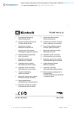 EINHELL TC-TK 18 Li Instructions D'origine